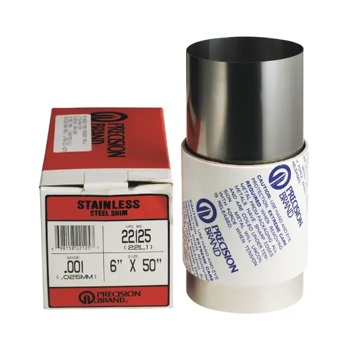 Big Sale PRECISION BRAND L-10 .010" Thick, 6" Width, 300 Stainless Steel Metal Shim Stock