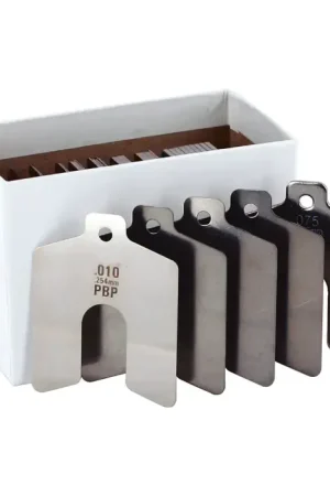 Time-Limited TTC USA MADE 15500 .001" Min. Thick, .125" Max. Thick, Stainless Steel 80 Piece Shim Stock Set