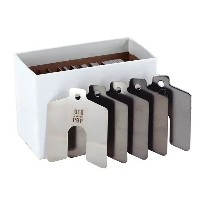 Time-Limited TTC USA MADE 15500 .001" Min. Thick, .125" Max. Thick, Stainless Steel 80 Piece Shim Stock Set