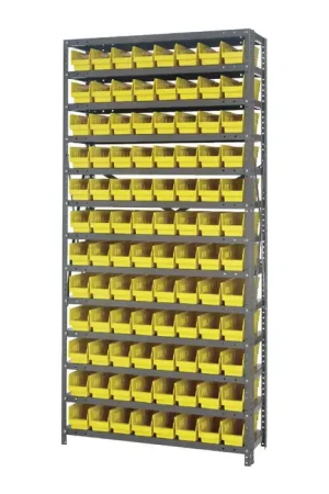 QUANTUM STORAGE SYSTEMS 1875-103 Shelf Bin Shelving System Type, Yellow Color, Steel/Plastic Material Storage Bin Sale