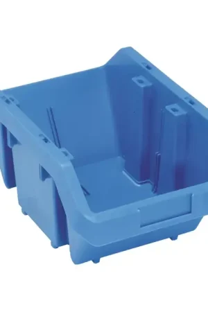 QUANTUM STORAGE SYSTEMS QP1496 BLUE Quick Pick Double Hopper Bins Type, Blue Color, Plastic Material Storage Bin Reduced Price