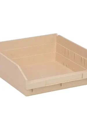Seasonal Sale QUANTUM STORAGE SYSTEMS QSB109IV Economy Shelf Bins Type, Ivory Color, Plastic Material Storage Bin