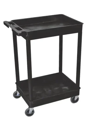 Discount LUXOR STC11-B 300 lbs. Total Load Capacity, 18" Length, 24" Width Stock Cart