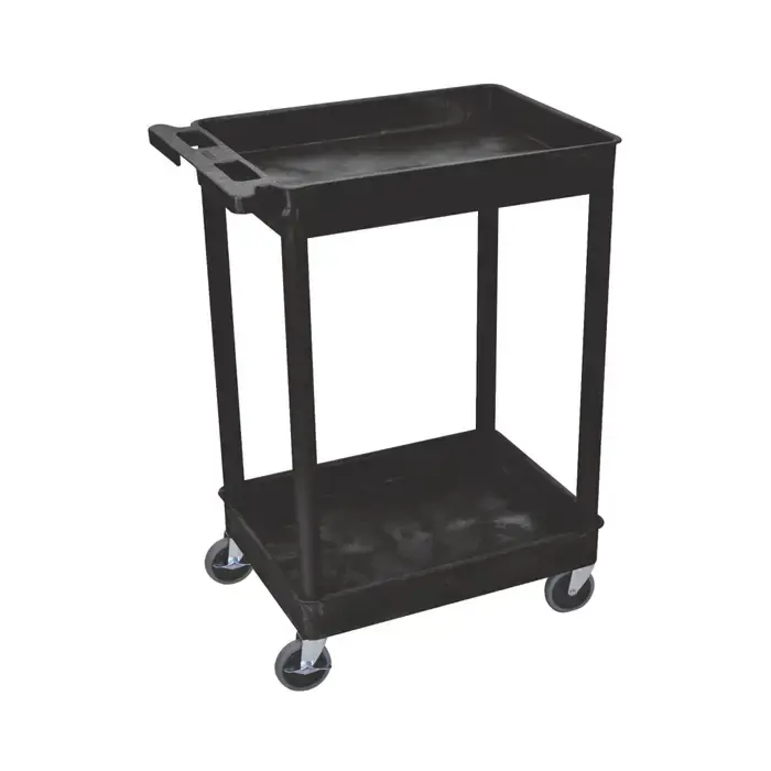Discount LUXOR STC11-B 300 lbs. Total Load Capacity, 18" Length, 24" Width Stock Cart