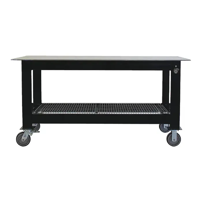 Place Order BADASS WORKBENCH 3X6WELD-14WC Welding Table With 1/4" Plate Steel Top & Casters Type, 0 No. of Drawers