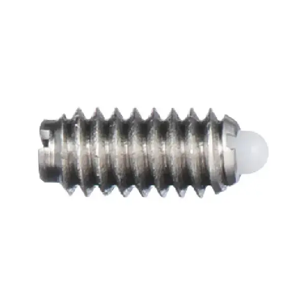 VLIER SSMD59 3/8"-16 Thread Size, 5/8" Thread Length, 0.110" Projection, Stainless Steel Body, Delrin Nose Threaded Spring Plunger Hot Picks