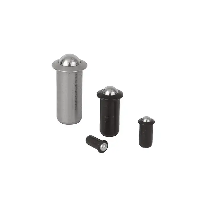 Low Price TE-CO 53712 0.088" Body Length, 0.500" Body Dia., 0.161" Max Reach, 303 Stainless Steel Body, 303 Stainless Steel Press Fit Ball Plunger