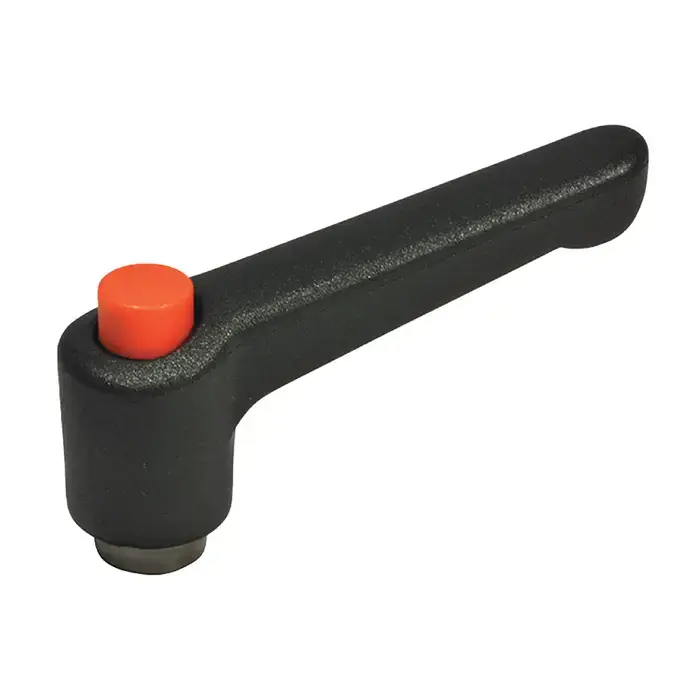 Super Sale J.W. WINCO 5TAP3K/C2 5/16"-18 Thread Size, 3.07" Handle Length, Steel Insert, Nylon Plastic, Tapped Adjustable Lever