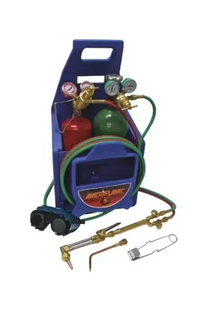 AMERIFLAME Ti350 1/2" With Supplied Tip Cutting Capacity, 1-1/4" With Supplied Tip Welding Capacity Welding Outfit Mega Sale