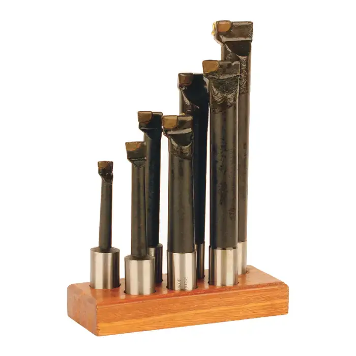 Bargain TTC PRODUCTION PE-1000 9/16" Min Bore Diam, 4-1/2" Max Bore Depth, 1" Shank Diam., Carbide Tipped Boring Bar Set