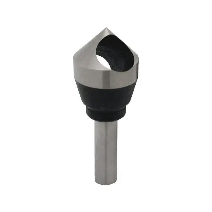 KEO 919-000-190 11/64" Min Cutting Dia., 29/64" Max Cutting Dia., 5/16" Shank Dia., 60° M35 5% Cobalt Zero Flute Countersink/Deburring Last Chance
