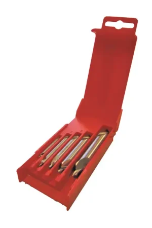 Special Discount DORMER A218SET 90° 1, 2, 3, 4, 5 Industry Standard 90° 5 Pc. High Speed Steel Combination Drill & Countersink Set