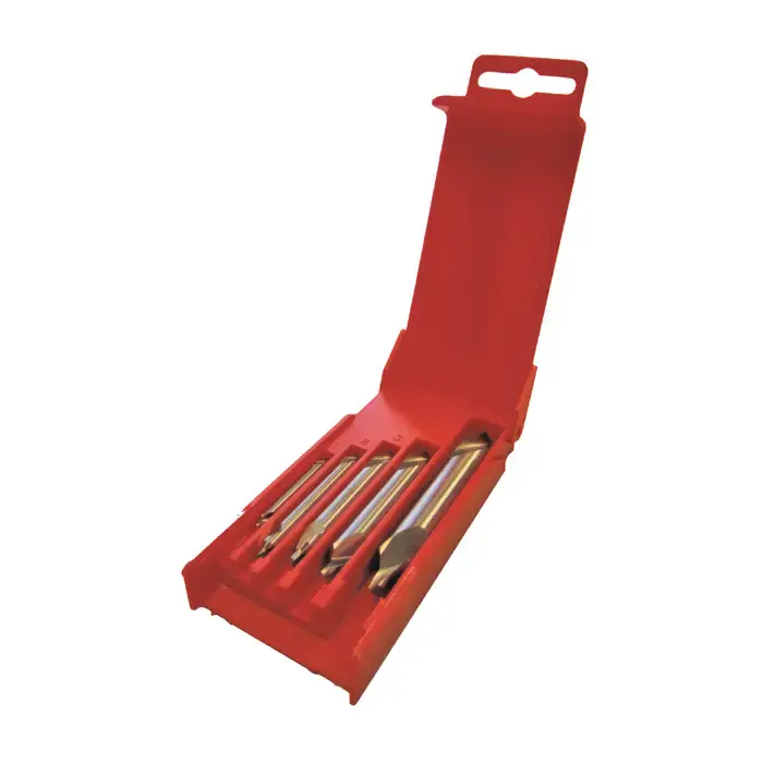 Special Discount DORMER A218SET 90° 1, 2, 3, 4, 5 Industry Standard 90° 5 Pc. High Speed Steel Combination Drill & Countersink Set