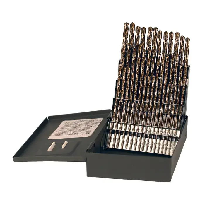Trending RUSHMORE USA 100003 1 to 60 118° Bright High Speed Steel Jobbers Length Drill Set