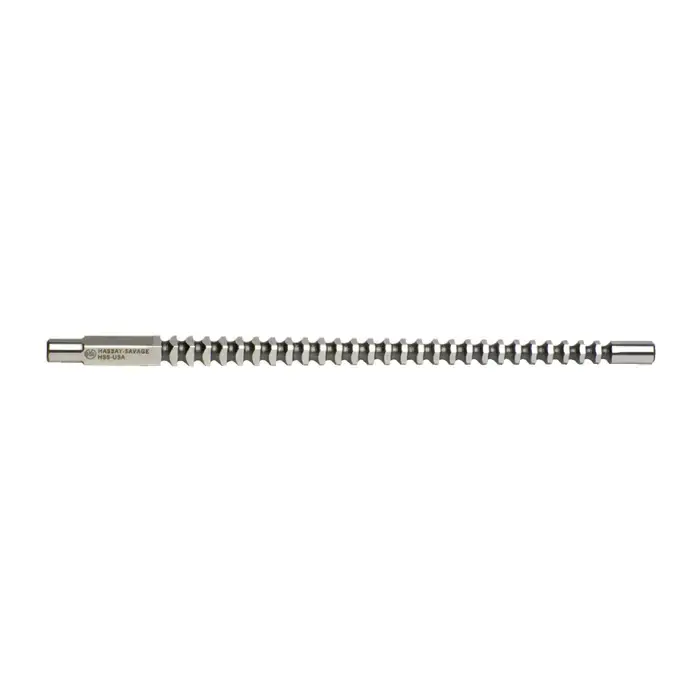 HASSAY SAVAGE 13022 11/32" Broach Size, 3/8" Min. LOC, 1-1/4" Max. LOC Standard Square Style 9-5/8" OAL High Speed Steel Square Broach Brand New