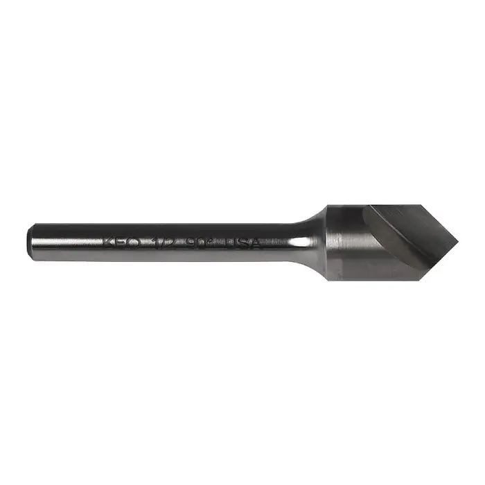 KEO 55735-TiALN 5/8" Size, 3/8" Shank Diam., 100° Carbide Single Flute Countersink Budget