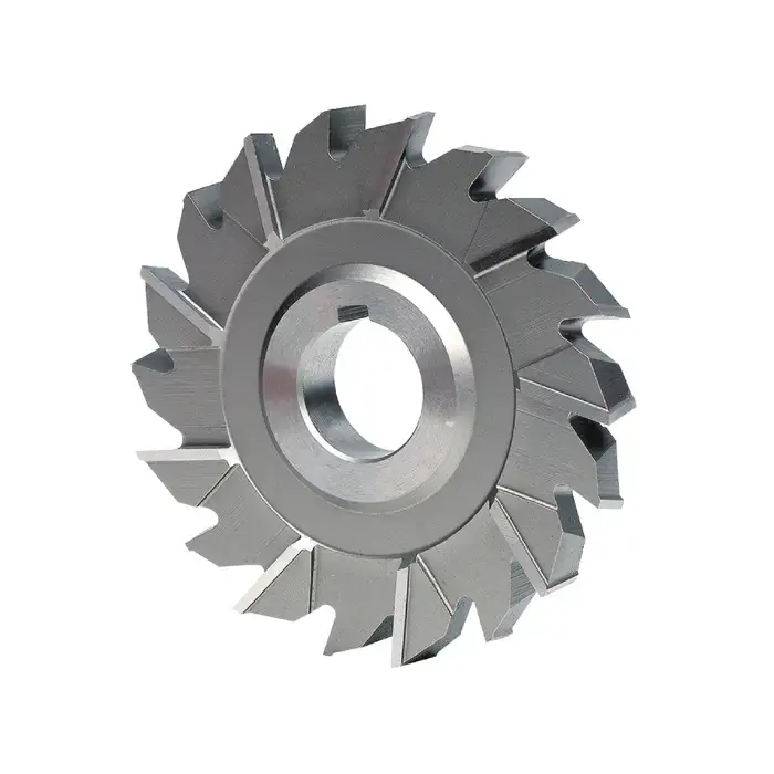 TTC 10-044-740 4" Size, 5/8" Face Width, Mixed Teeth High Speed Steel Side Milling Cutter New Release