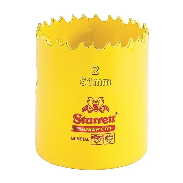 STARRETT DCH0034-G 3/4" Dia., 2" Cutting Depth, Bi-Metal Hole Saws Holiday Sale
