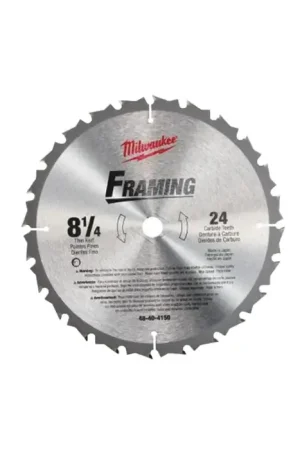 MILWAUKEE 48-40-4150 8-1/4" Diameter, 24 Teeth Steel Circular Saw Place Order