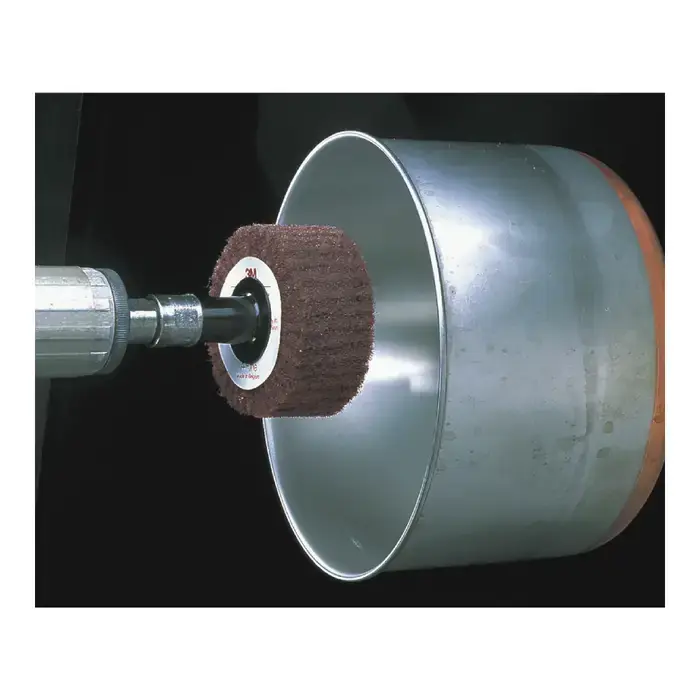Buy Online 3M 7010309591 8" Aluminum Oxide Cut & Polish Flap Brush (CP-FB) - Non-Woven, Medium Grade, 2" Face Width
