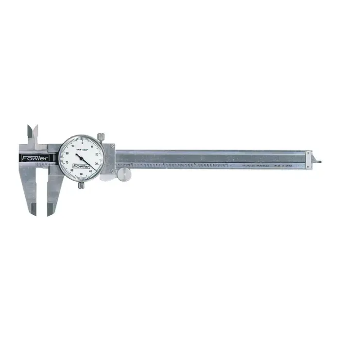 FOWLER 52-008-012-1 0 - 12" Range, White Face Dial Caliper While Supplies Last