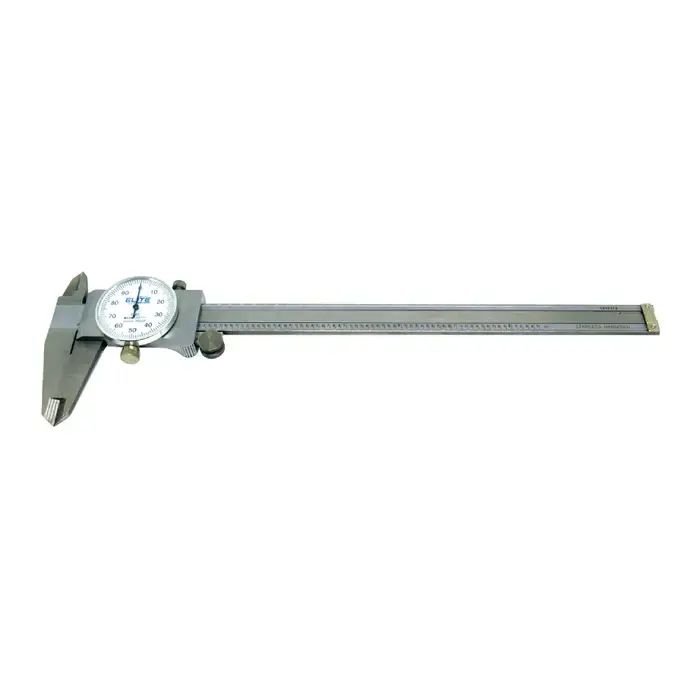 ELITE PRECISION E08IC Dial Caliper, 0 - 8" Range, White Face Buy Today