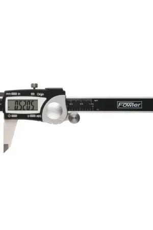 FOWLER 54-100-004-2 Electronic Digital Caliper, 0 - 4" (0 - 100mm) Range, .0005" (.01mm) Resolution Free Returns