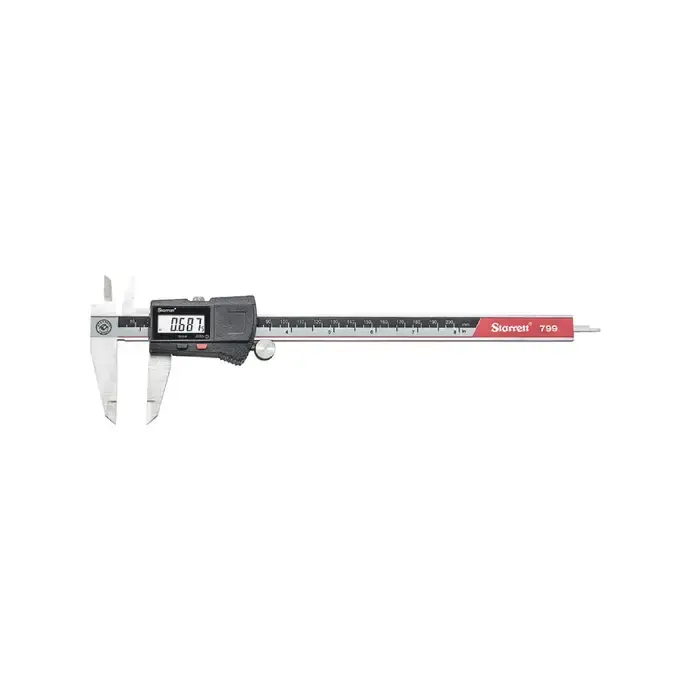 STARRETT EC799A-8/200 Electronic Digital Caliper, 0 - 8" (0 - 200mm) Range, .0005" (.01mm) Resolution Factory Price