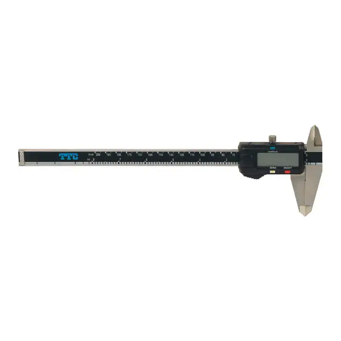 TTC EC220Z Electronic Digital Caliper, 0 - 8" (0 - 200mm) Range, .0005" (.01mm) Resolution Fresh Stock