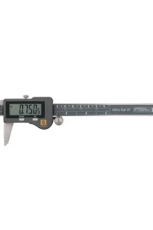 FOWLER 54-100-177-0 Electronic Digital Caliper, 0 - 6" (0 - 150mm) Range, .0005" (.01mm) Resolution Mega Sale