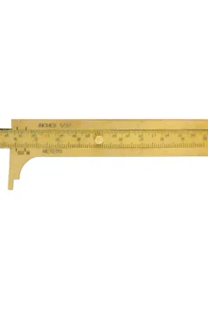 Affordable TTC 133ME Vernier Caliper, 0 - 4" Range, mm & 16ths Graduation