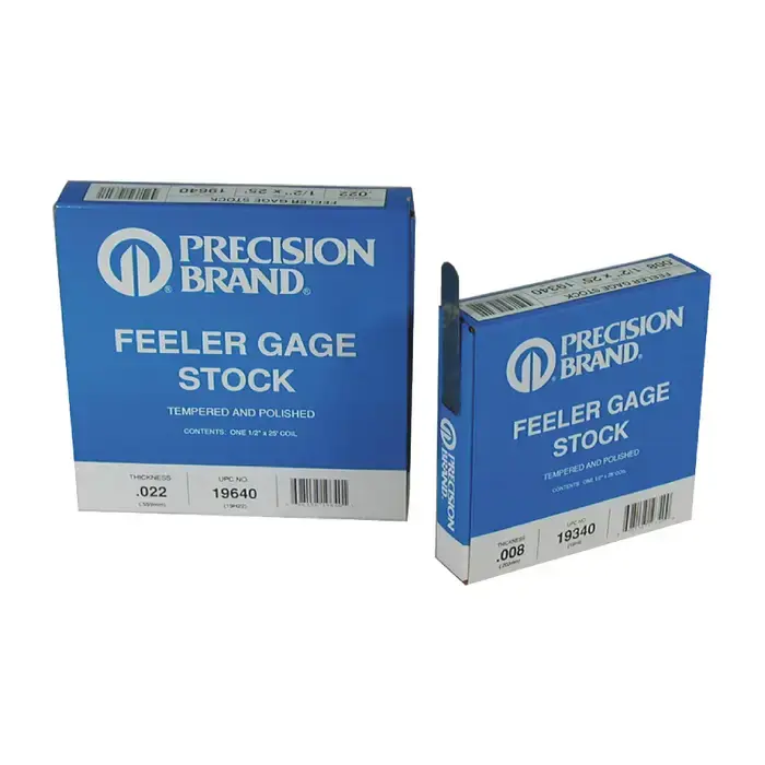 Price Drop PRECISION BRAND 19520 .016" Thickness, 1/2" Width, Steel Material Feeler Gage Roll