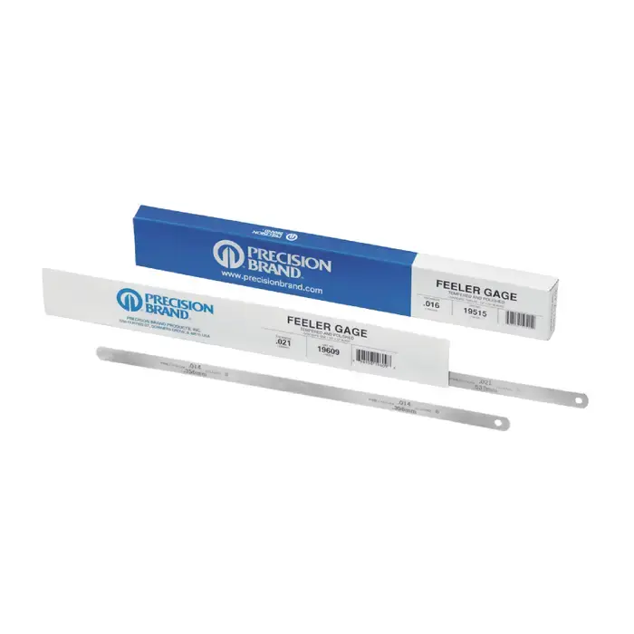 Genuine PRECISION BRAND 19610 .021" Thickness, 12" Blade Length Feeler Gage