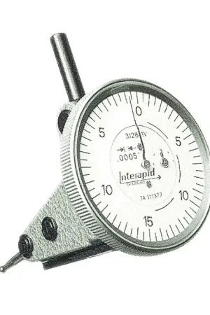 Buy Direct INTERAPID 312B-1V 0 - 0.060" Range, 0-15-0 Reading Dial Test Indicator