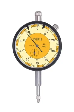 ASIMETO 402-12-1 0 - 1/2" Range, 0-100 Reading Dial Drop Indicator New Arrival