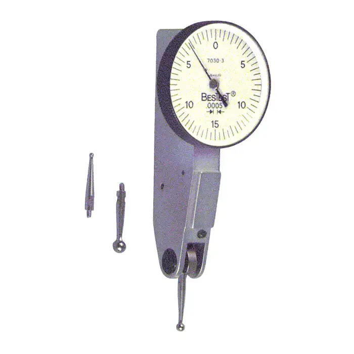TESA Brown & Sharpe 599-7032-13 0 - 0.2mm Range, 0-100-0 Reading Dial Test Indicator Must Have