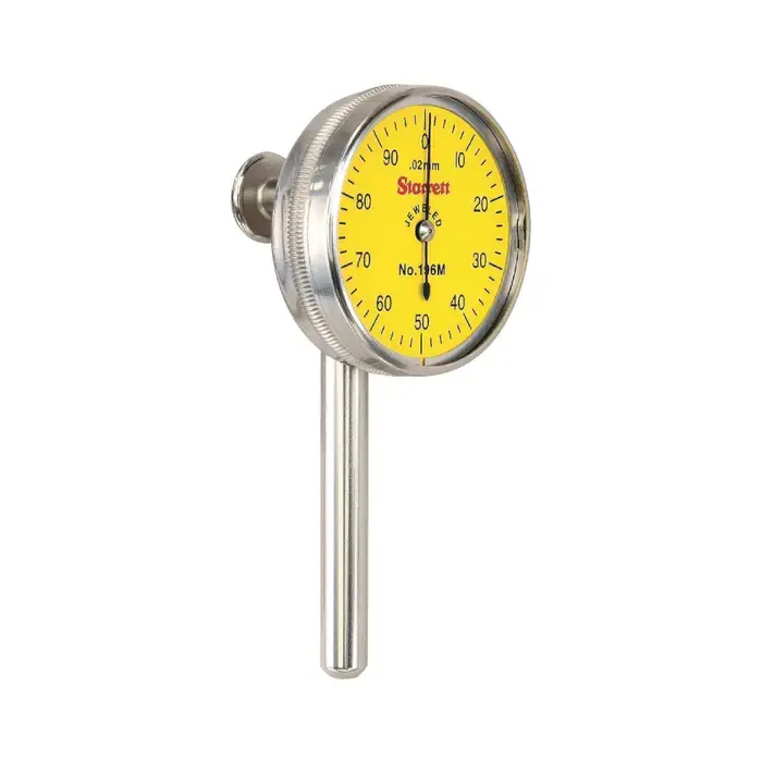 Price Cut STARRETT 196MB1 0 - 2.5mm Range, 0-100 Reading Dial Test Indicator
