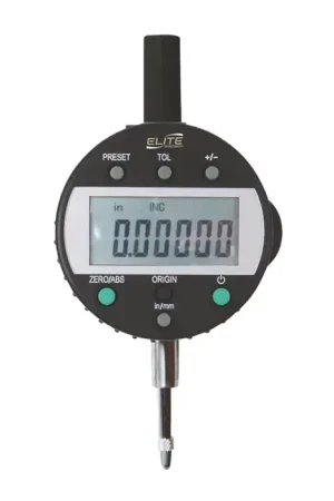 ELITE PRECISION E01.DI 0 - 1" (0 - 25mm) Range, .0005" (.01mm) 64ths Resolution Digital Drop Indicator Fast Shipping