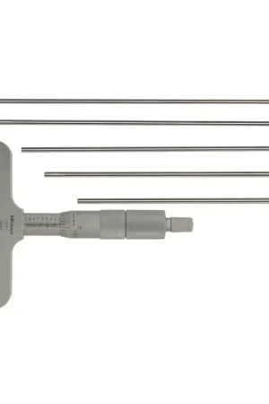 MITUTOYO 129-132 0 - 6" Range, 4" Base Length, 6 Rods Mechanical Depth Gage Micrometer Popular