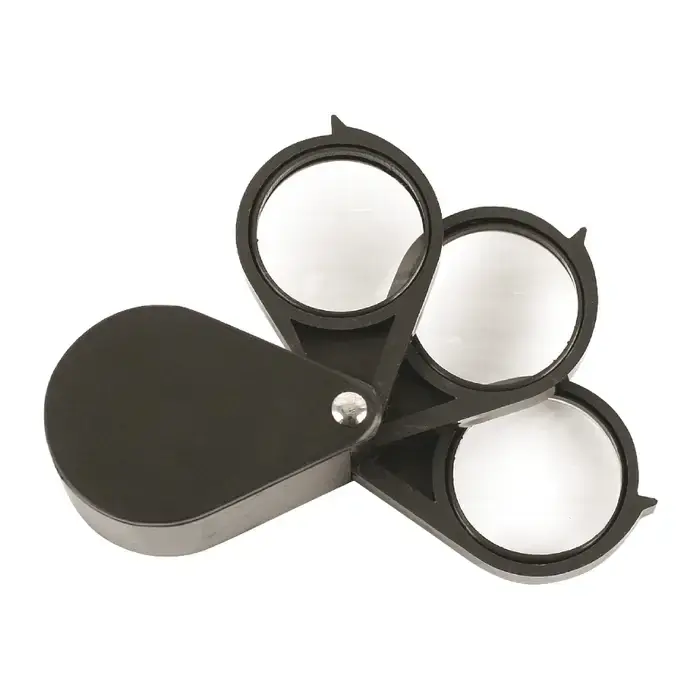 Grab Now TTC 1339 Folding Pocket Magnifier Type, 5 to 20X Magnification, 3.3" (85mm) Focal Distance Magnifier