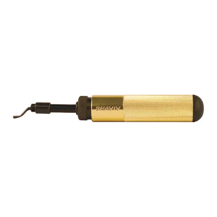 Hot Deal SHAVIV Handle for All B Blades Aluminum Deburring Blade