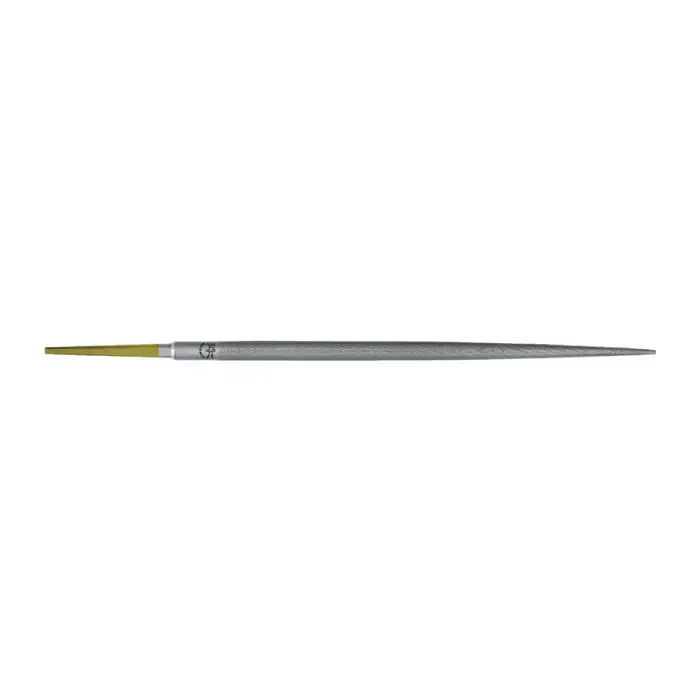 PFERD 15122 8" Round Cut 0 Swiss Pattern Precision File - Pottance Shape, 6-1/2" Length of Cut In Demand