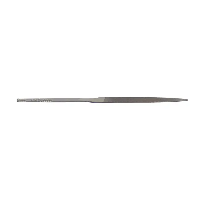 While Supplies Last GROBET 31.478 1 Piece 5-1/2", 14cm Swiss Pattern Needle File - Double Cut, With Handle, None