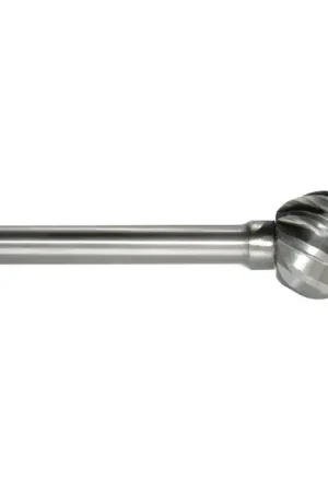 Affordable TTC PRODUCTION USA MADE D-1210 3/8" Carbide Rotary Bur - Ball, Straight Shank, Best for Non-Ferrous