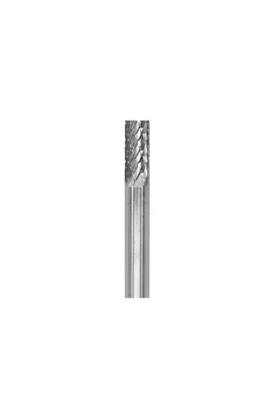 GROBET 32.546SY 1/4" Carbide Rotary Bur - Cylindrical-Flat End (Not End Cut), Straight Shank, Best for Steel Secure Checkout