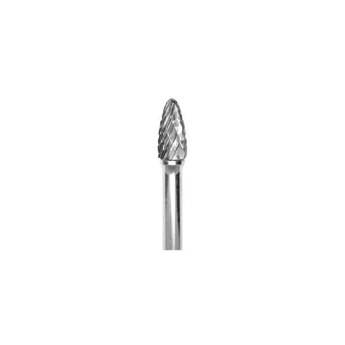GROBET 32.70602SY 7/16" Carbide Rotary Bur - Tree-Radius End, Straight Shank, Best for Steel Trending