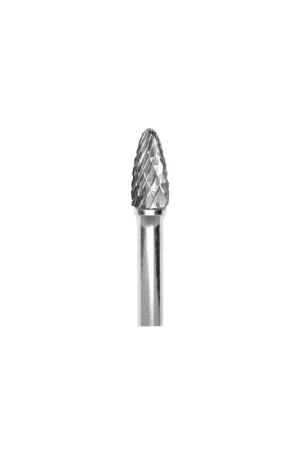 Buy Today GROBET 32.70610SY 1/2" Carbide Rotary Bur - Tree-Radius End, Straight Shank, Best for Steel