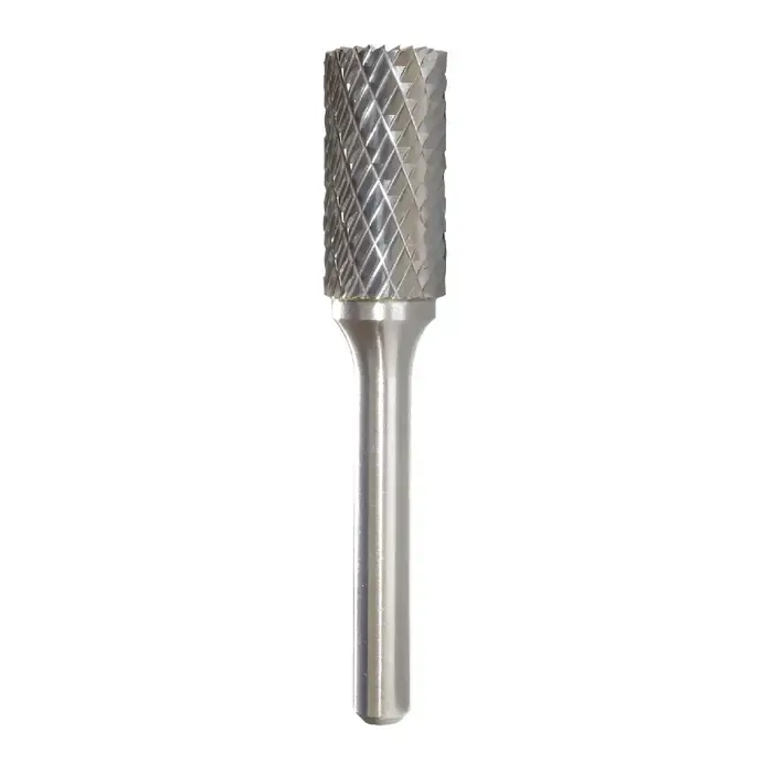 Exclusive Offer M.A. FORD 41125020E 1/8" Carbide Rotary Bur - Cylindrical-Flat End (With End Cut), Straight Shank, Best for Steel