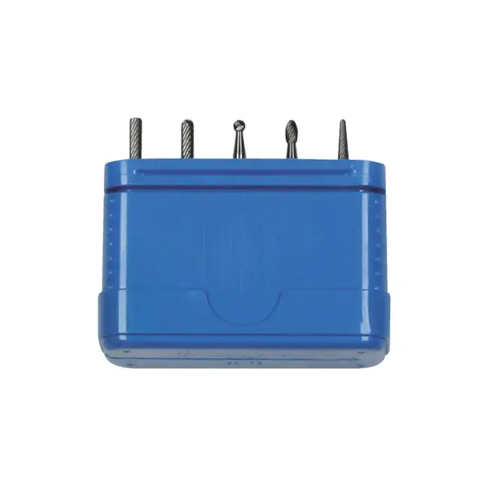 Weekend Sale TTC PRODUCTION USA MADE SCB-5 5 Piece Carbide Rotary Burr Set - First Choice for Steel, Straight Shank