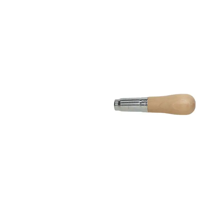 Secure Checkout LUTZ 85482900112 4-1/2" Length Wood File Handle - 1-7/32" Diameter